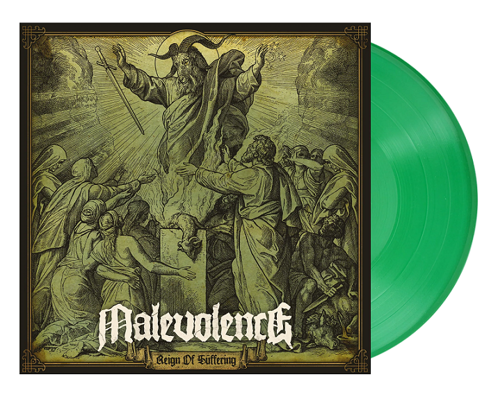 Malevolence - Reign of Suffering. Ltd Ed. Green LP